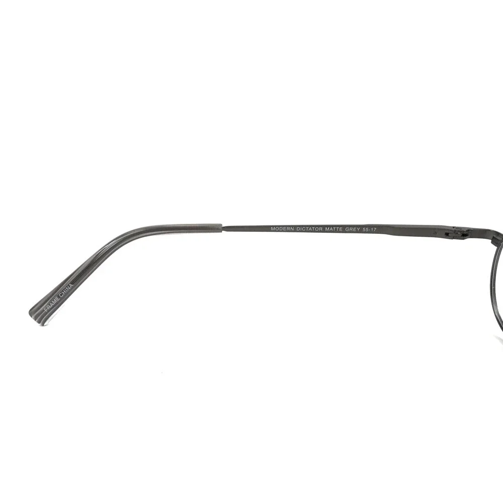 Modz Eyeglasses Frames MODERN DICTATOR MATTE GREY Wire Rim Titanium 55-17-145